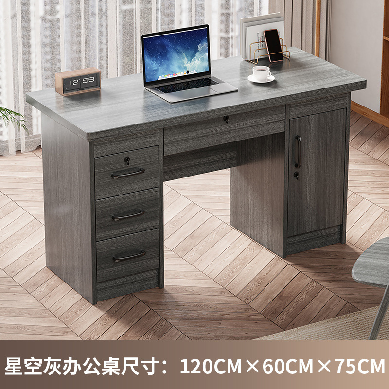 1.2 m Eco-board Computer Desk Modern Simple Writing Desk Adult Desktop Desk with Drawers Writing Desk