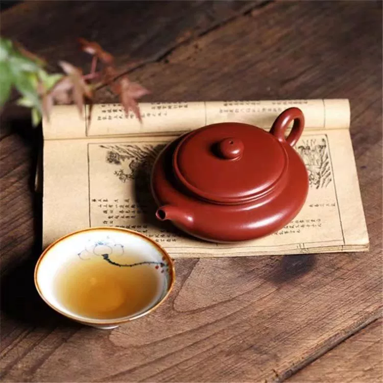 Натуральная руда, улун Да Хун gpao (Da Hong Pao), чайник для домашнего использования, набор чая, широкий горлышко, подарок на день рождения