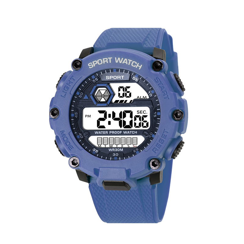Comercio exterior Venta caliente reloj electrónico venta al por mayor multi-funcional al aire libre hombres y mujeres estudiantes deportes estilo moda correr reloj