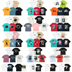 Beautiful Trendy STU Classic LOGO Printed Short-sleeved T-shirt Trendy Brand Stuart Pure Cotton Loose Men's and Women's American All-match TEE