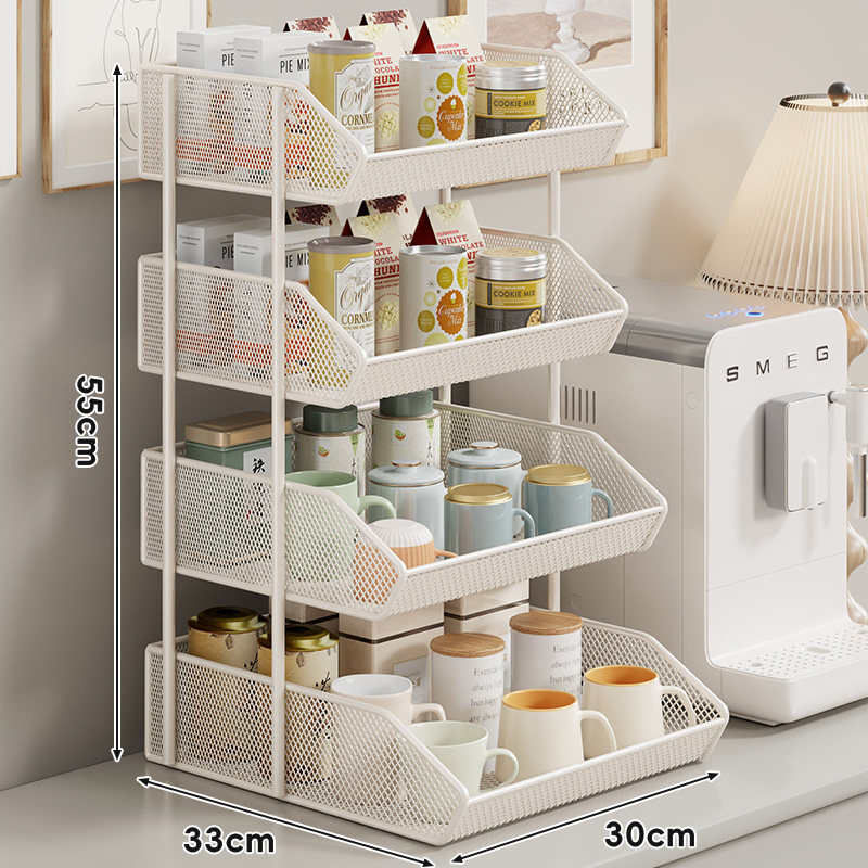 Estante Organizador de Escritorio Multicapa para Escritorio y Cocina