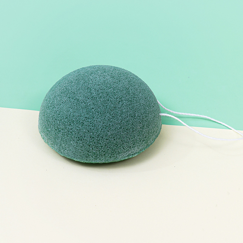 Esponja de konjac personalizada esponja de lavado facial esponja suave limpieza de goma de goma de limpieza facial limpia material vegetal artefacto de limpieza