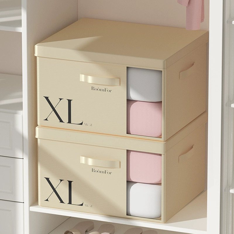Storage box, cloth, foldable trousers