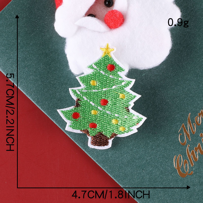 コンピュータ刺繍マーククリスマススパンコール雪だるま布マークダウンジャケット修理パッチステッカー装飾ステッカー刺繍布ステッカー|undefined