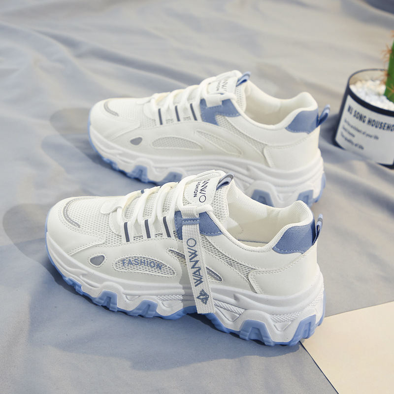 Dad Shoes for Women 2026 New Spring Mesh Breathable Sneakers Women's Ins Trendy Student Versatile Casual White Shoes Dad Shoes for Women 2026 New Spring Mesh Breathable Sneakers Women's Ins Trendy Student Versatile Casual White Shoes