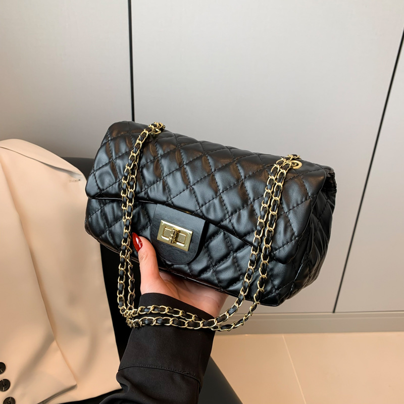 Lige moda coreana cadena de bloqueo bolso de brazo para mujeres 2024 primavera nuevo estilo versátil bolso de mochila pequeña