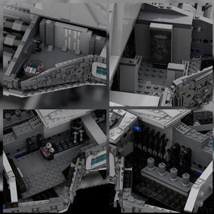 C4316 2565 Particle Number Weimar Republic Attack Cruiser (with Internal Structure)