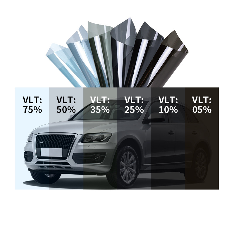 Factory Wholesale Car Film Nano Ceramic Film Four-Sided Shrinkable High Insulation High-Definition Car Glass Film Solar Film