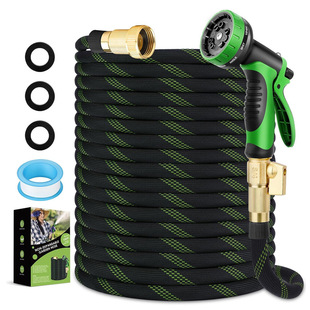 2024 New Garden Water Hose Non-Expanding Water Hose Ultralight Flexible Water Hose No Kink Leakproof Garden Hose