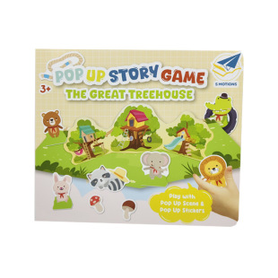 Cross-Border Interactive Educational Paper Toys Original Ip Board Book Ip Animal Images Random Stickers Jelly Stickers Tpe