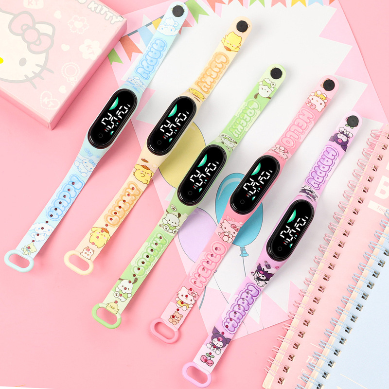 New Dopamine Sports Watch, Korean Version, Silent Outdoor Running Luminous Watch for Junior High School Students New Dopamine Sports Watch, Korean Version, Silent Outdoor Running Luminous Watch for Junior High School Students