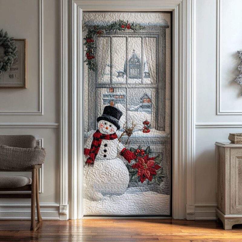 Cross-Border Foreign Trade Winter Snowman Art Quilted Door Curtain Home Decoration Door Curtain Digital Printing Source Manufacturer Wholesale Cross-Border Foreign Trade Winter Snowman Art Quilted Door Curtain Home Decoration Door Curtain Digital Printing Source Manufacturer Wholesale