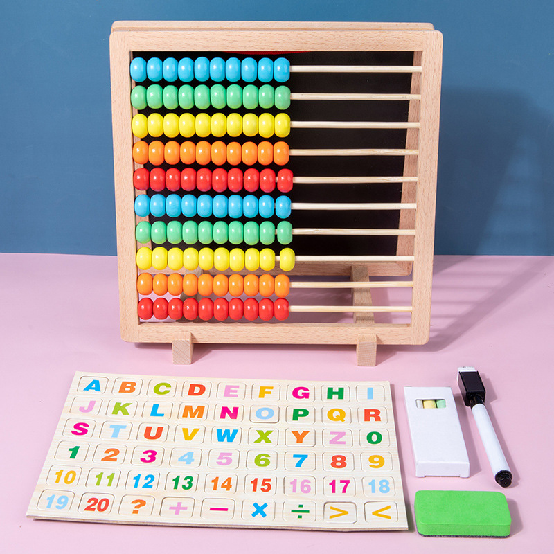 Ventas directas de la fábrica Haya tablero dibujo estante cálculo kindergarten contador Escuela Primaria adición y resta niños Iluminación matemáticas enseñanza ayudas