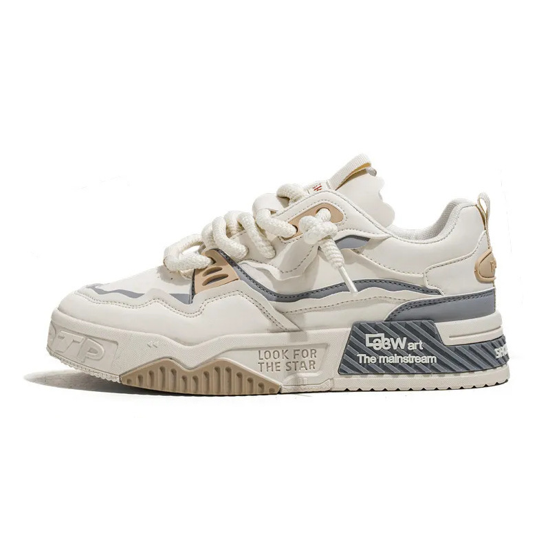 Plus 2024 New Special Casual Sports Shoes Men's Thick Sole Height Increasing Leather Surface Size 46 Sneakers_voghion.com