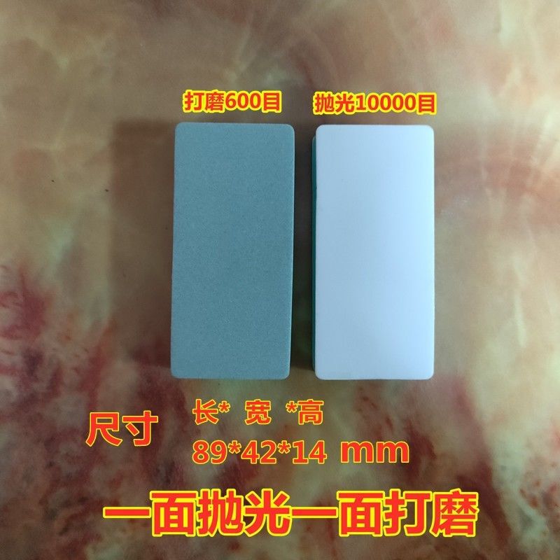 両面ポリッシュ爪やすりネイル磨きポリッシュプレートシルバーブロック緑と白ウィングポリッシュブロックネイルツール|undefined