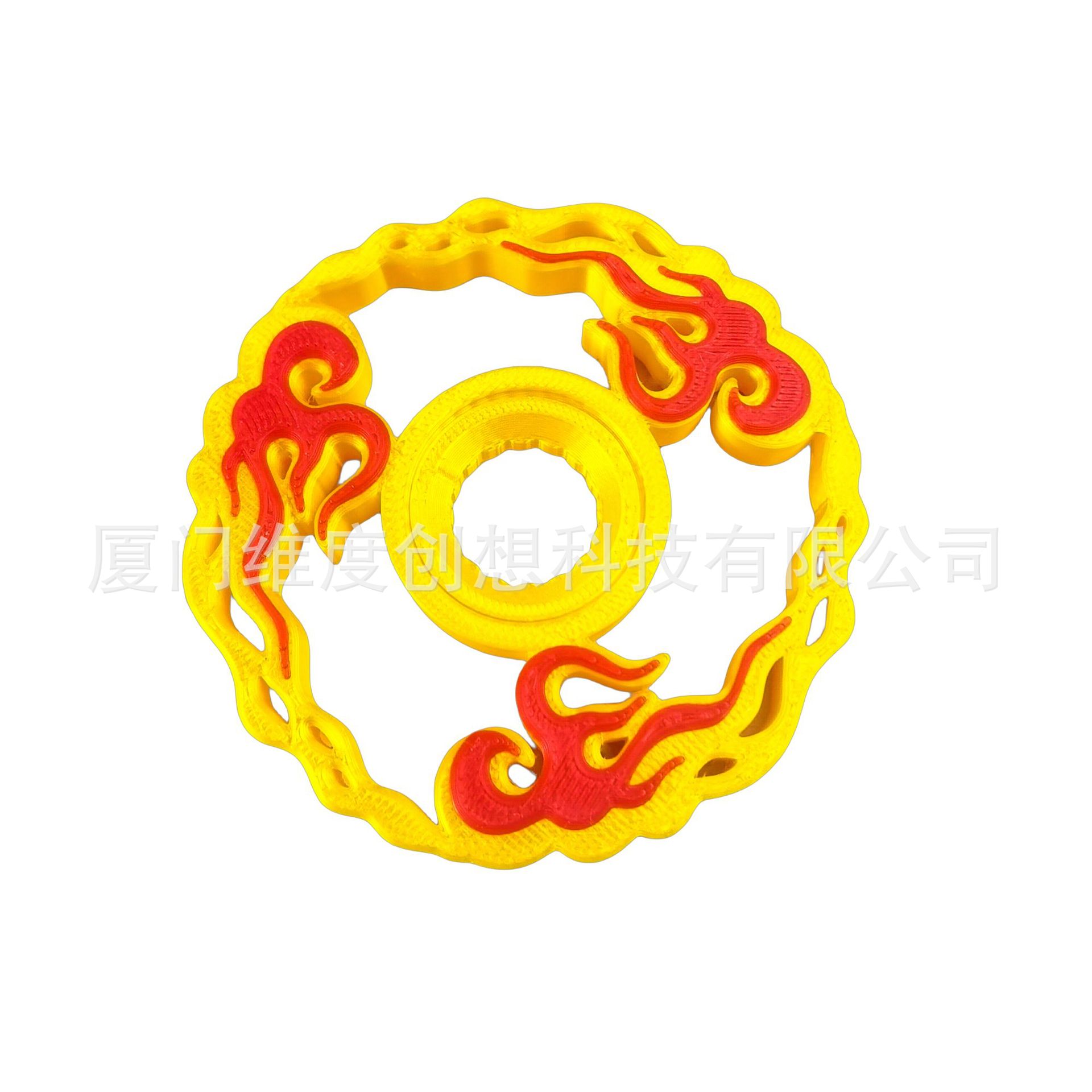 Juguetes de impresión 3D rueda caliente giroscopio de punta de dedo antiguo estilo Nezha niño demonio haciendo mar alrededor de los puestos de artesanía