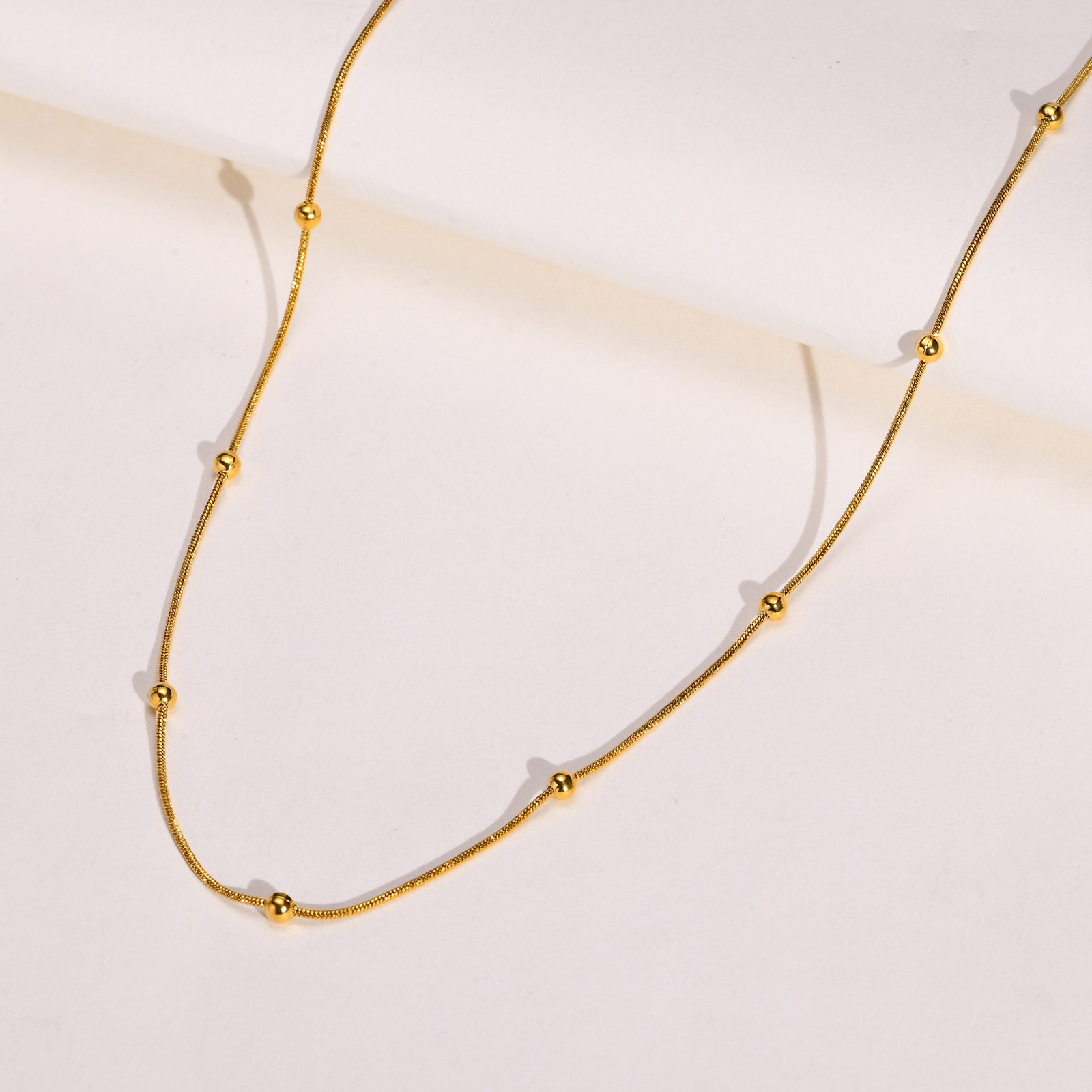 Simple Style Geometric Stainless Steel Plating Necklace