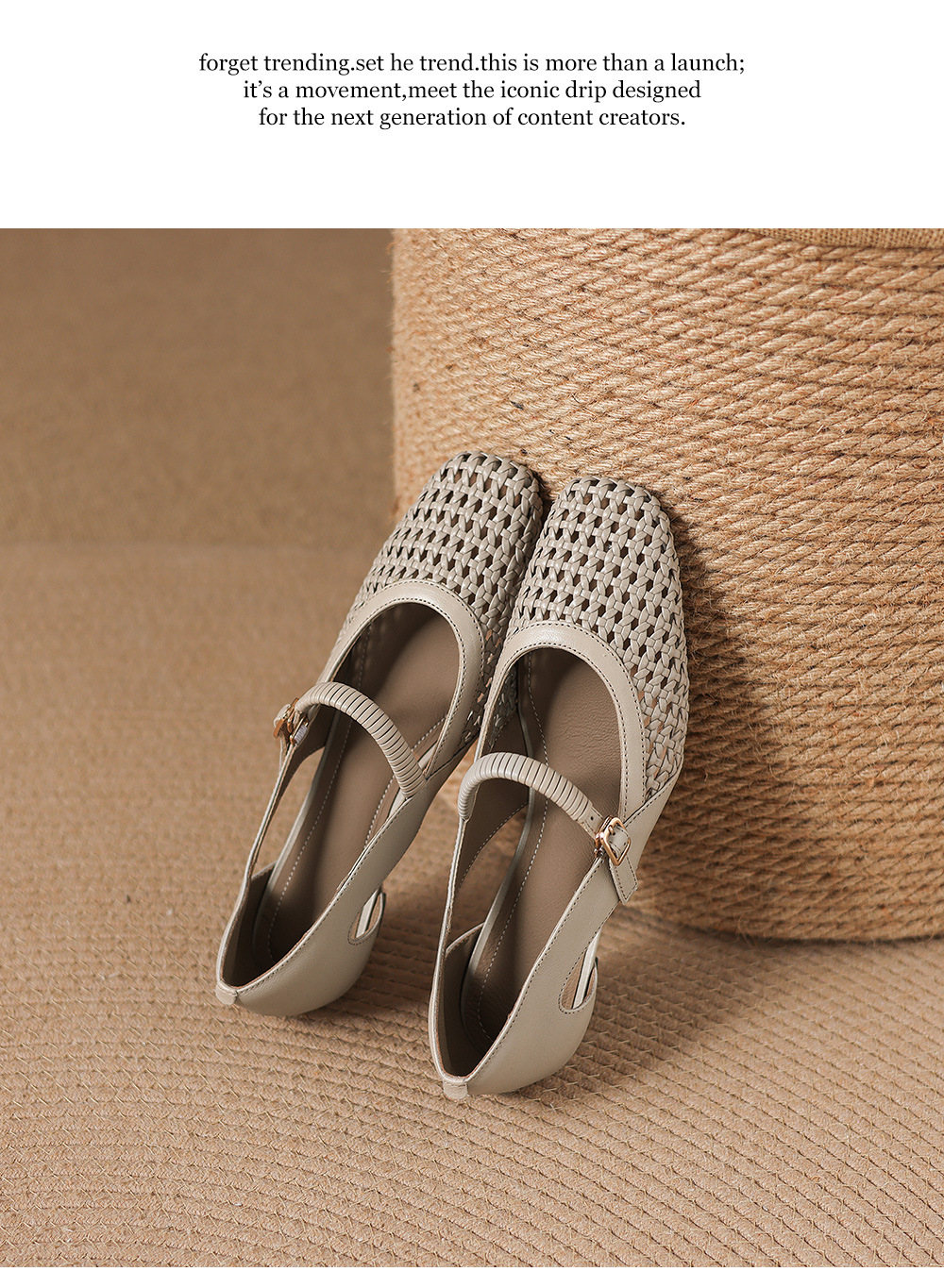 Giày sandal nữ gót thấp 3 cm mũi vuông hở bên da cừu đi làm — đen chi tiết 22