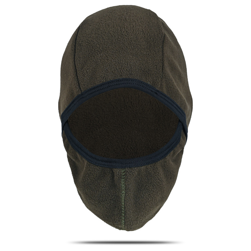Amazon ciclismo sombrero de vello, máscara multifuncional, sombrero de vello de camuflaje caliente, invierno grueso