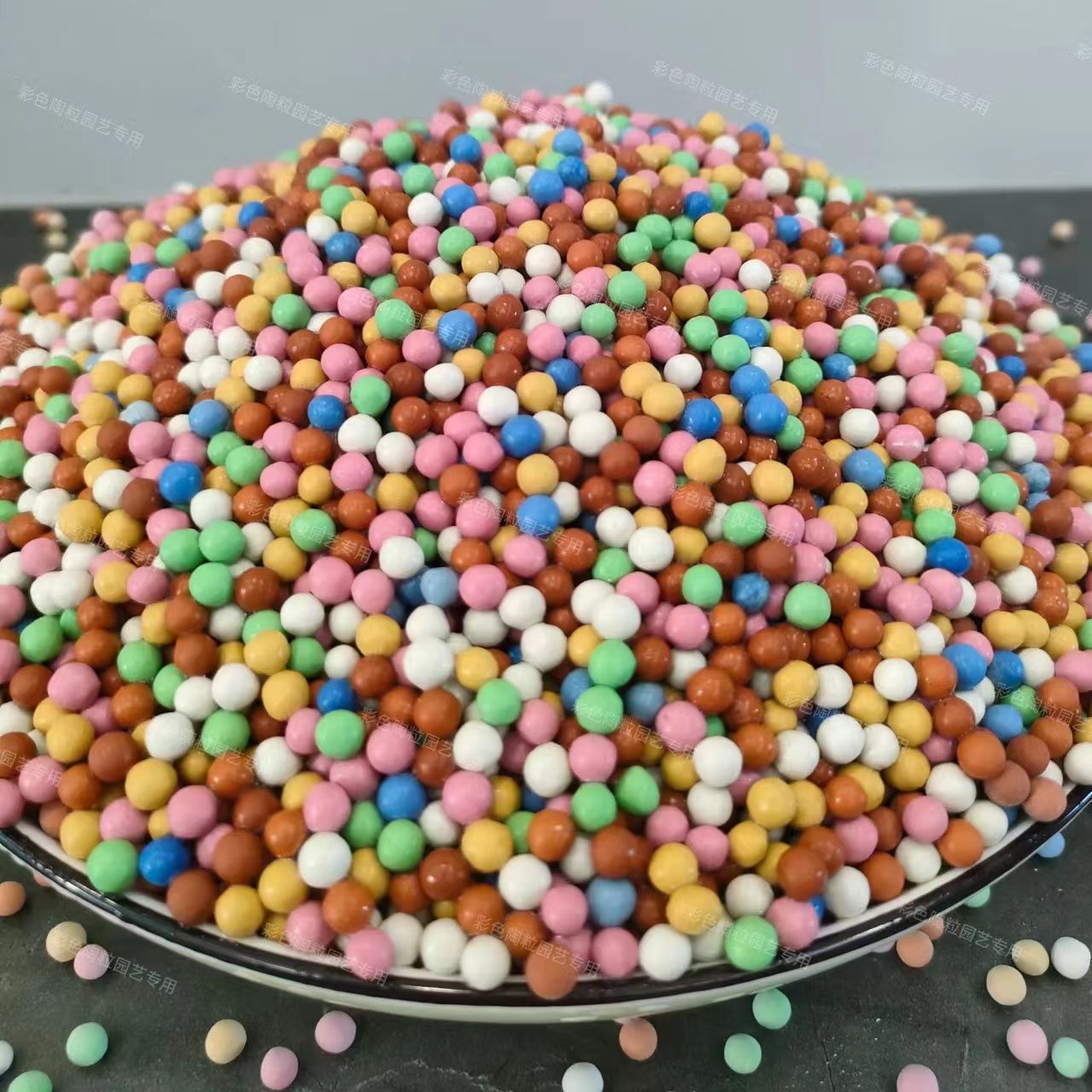 컬러풀 도자기 볼 트럼펫 [3-5mm 2.5kg ] 원예/점장 적극 추천 핫셀 모델