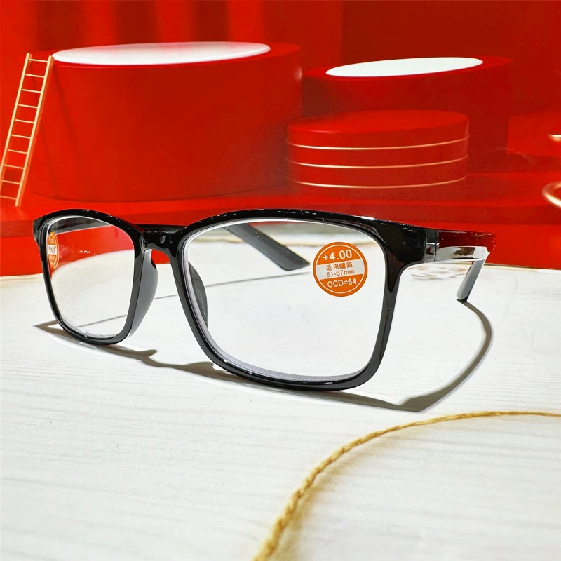 千佰岁Reading glasses anti-blue light reading glasses wholesale elderly 100 sub-brand TR90 full frame old sight glasses men