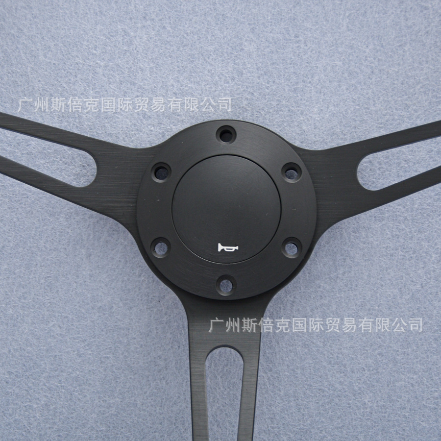 Factory Direct Sales General Car 15inch Retro Peach Wood Steering Wheel Modified Shallow Concave Steering Wheel