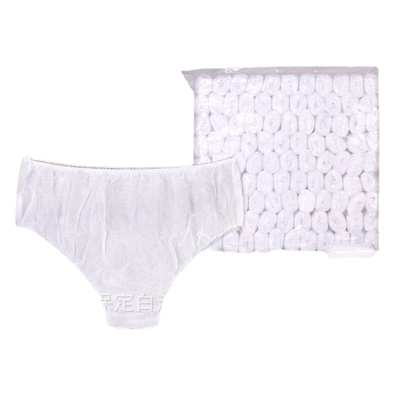 Papel desechable sudor ropa interior humeante embalaje independiente engrosada ropa interior no tejida salón de belleza ropa interior para viajes