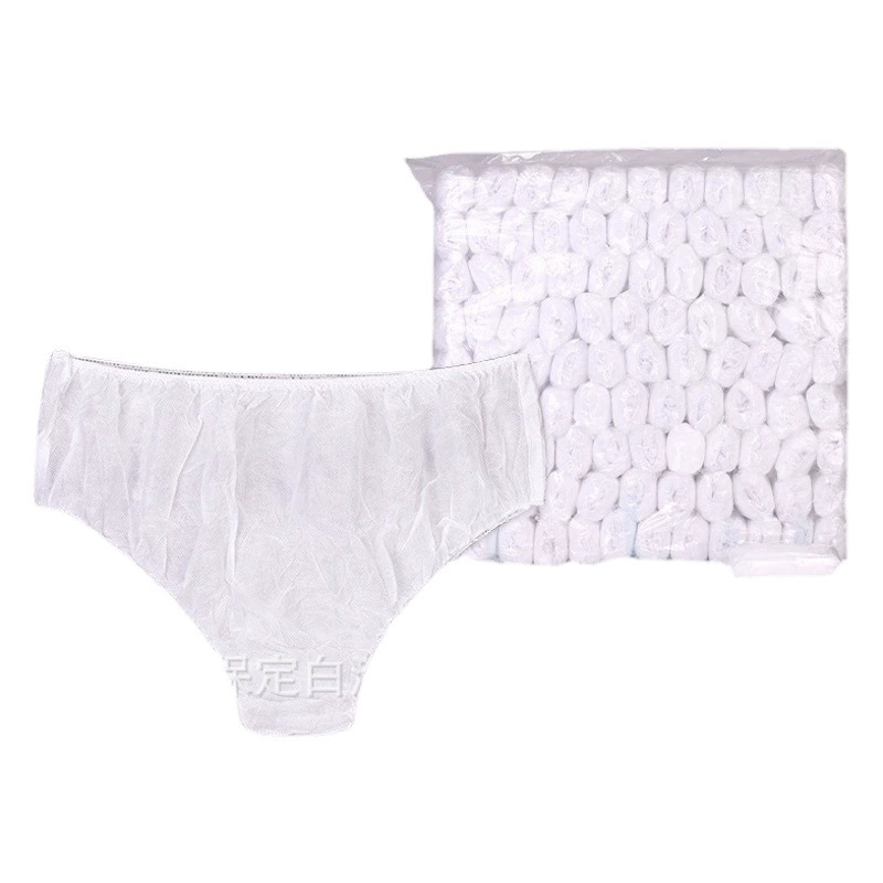 Одноразовое бумажное нижнее белье с пропариванием от пота в индивидуальной упаковке утолщенное нетканое нижнее белье для салона красоты для путешествий