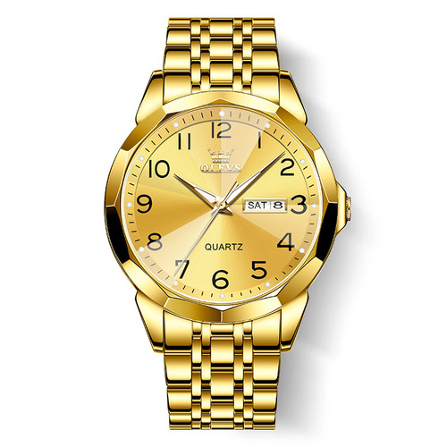 Manufacturer wholesale Oris brand watches fashionable Roman numerals dual calendar quartz watches waterproof men's watches men's watches