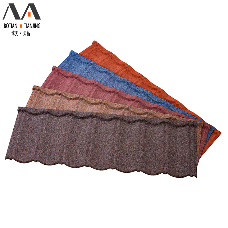 内蒙古彩石金属瓦厂家经销  别墅瓦免费拿样 旧房改造