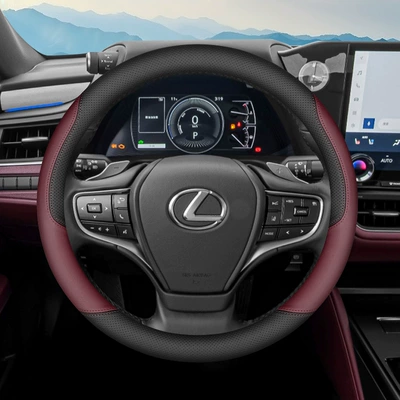 Steering wheel cover Es200 Es300H Steering Wheel - black-burgundy-set-style-ultra-thin-style-default