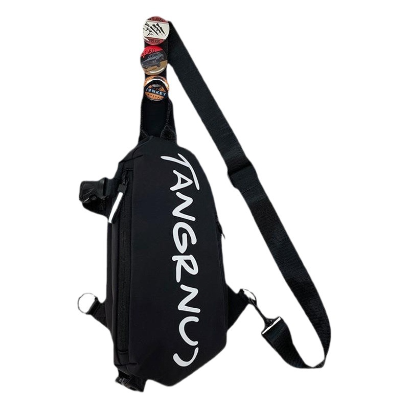 Bolso de pecho para hombre, bolso bandolera de marca a la moda, bolso deportivo informal de gran capacidad para hombre, bolso bandolera pequeño de estilo japonés para estudiantes