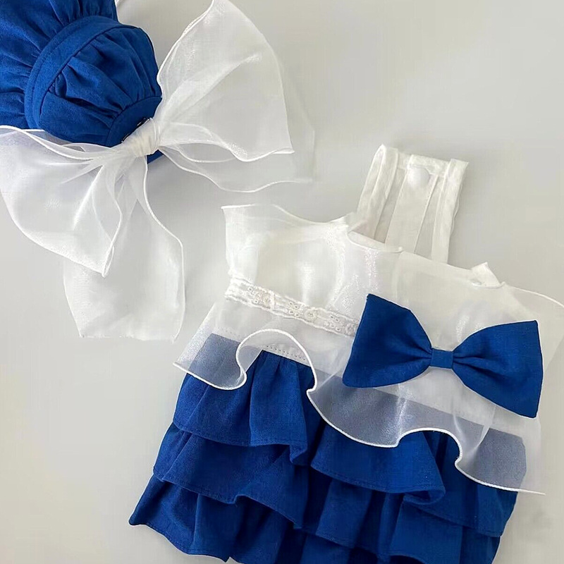Robe fine de princesse pour animaux de compagnie (oursons, bichons, poméraniens, petits chiens, yorkshires, chats), vêtements d'été pour chiens_voghion.com