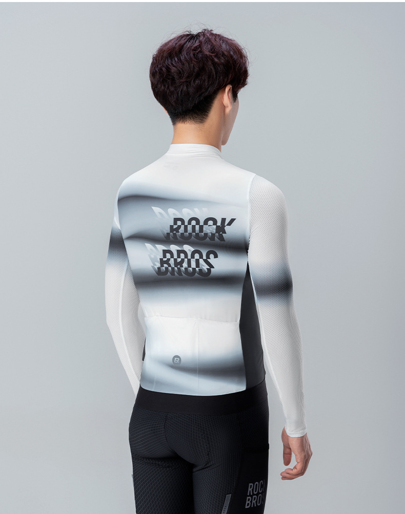 Rock Brothers suit long sleeved top for men's in spring summer, mountain road cycling suit, breathable and quick drying_voghion.com