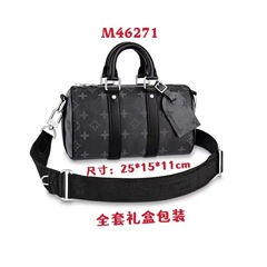 新款keepall-25cm枕头包压花单肩包滚筒包圆筒包时尚斜挎包情侣包