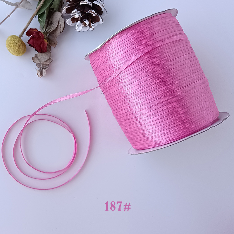 Cifrado 1 punto 0. 3cm3mm de doble cara correa de poliéster correa de color mini arco etiqueta cinta de embalaje al por mayor