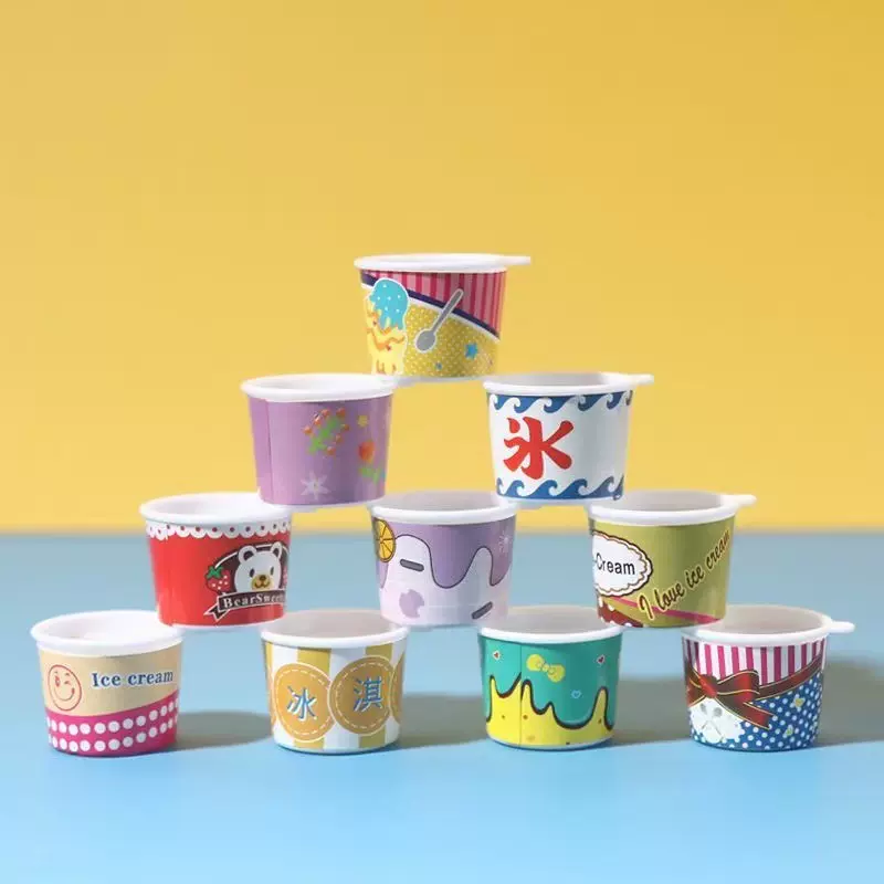 批发奶油胶杯手工diy食玩杯儿童益智仿真冰淇淋套装玩具mini创意