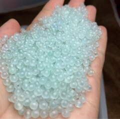 天青冷凍色高氷4mm玉散珠卸売りDIY玉アクセサリーブレスレットネックレス小米珠