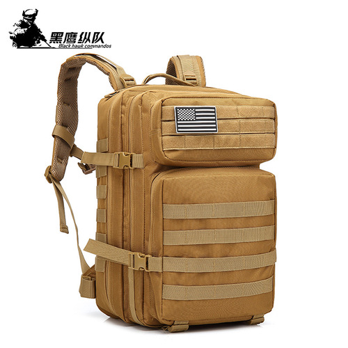 Cross-border men's large-capacity camping army attack bag mountaineering sports travel camouflage outdoor tactical backpack