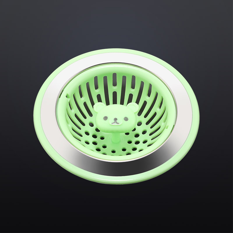 HaoDeX Plastic Filter Mesh Stainless Steel Sink Drain Prevent Clog Basin Separator Drain Drainage Grid Trays