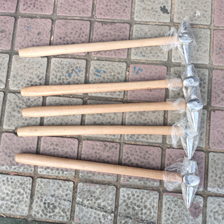 铁路钢轨检验锤木柄车检锤检查锤加长木柄高铁车检锤头