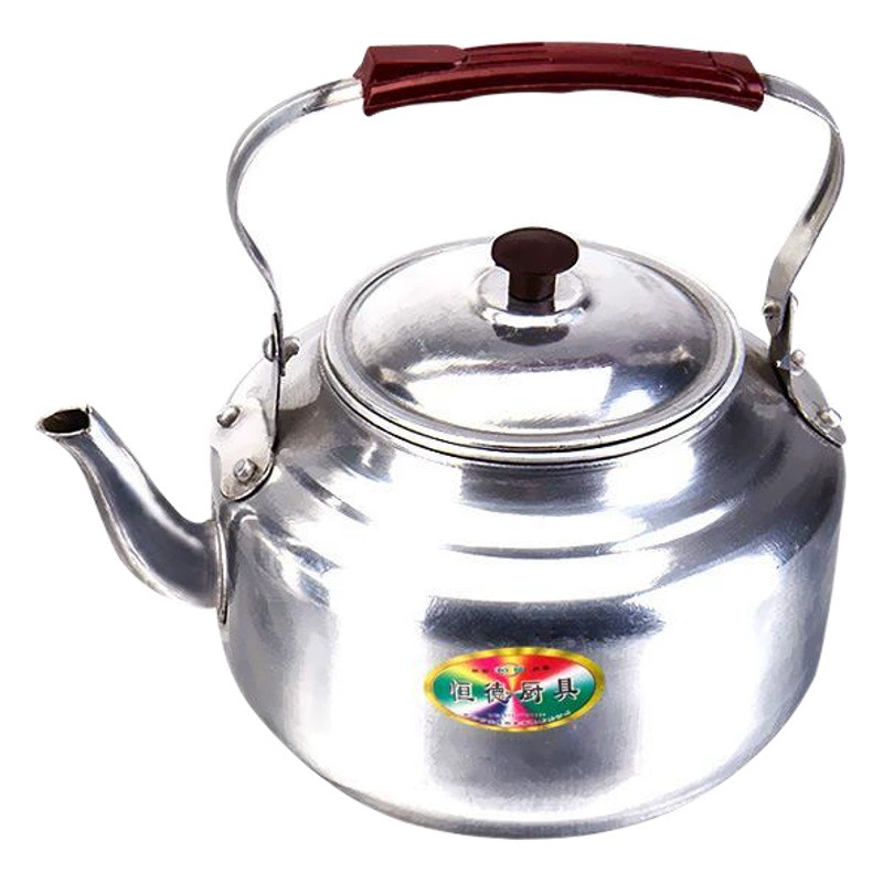 Старомодный алюминиевый чайник мини чайник с сеткой фильтра отель алюминиевый чайник