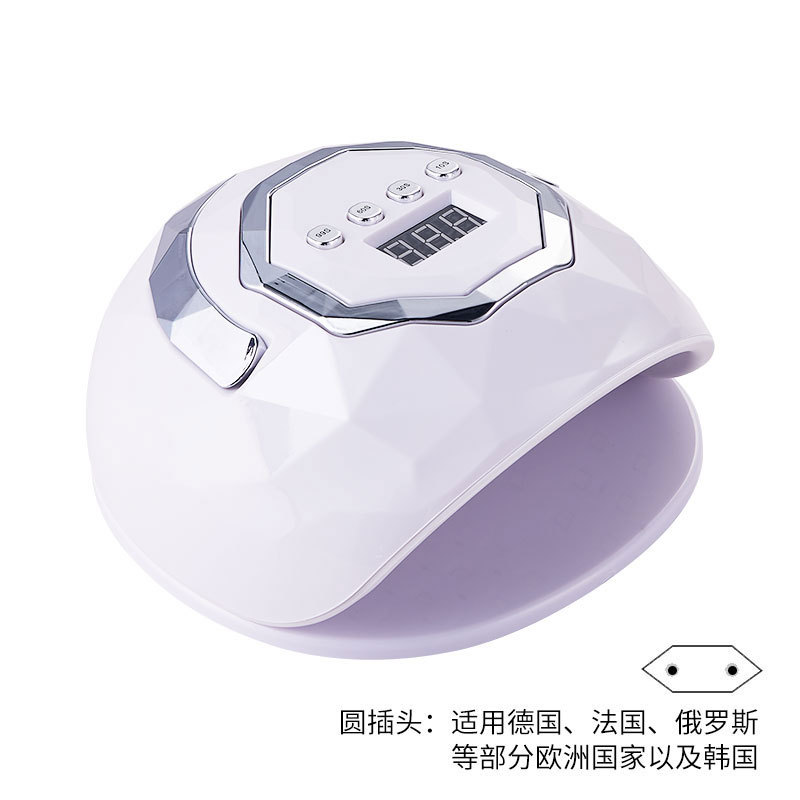 Nueva máquina de fototerapia de uñas colorida, lámpara de curado de uñas con sensor inteligente, lámpara de gel de esmalte de uñas de secado rápido y alta potencia para ventas transfronterizas.
