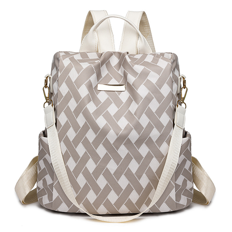 Nueva mochila de mujer antirrobo multifuncional de gran capacidad, moda popular, bolso de hombro de viaje portátil, venta al por mayor para mujer