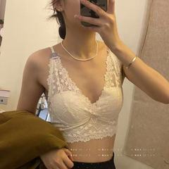 純粋な欲望の下着レースプッシュアップ美しいバックチューブトップフェミニンサスペンダーアンチスラップ薄型フレンチワンピースブラジャー夏