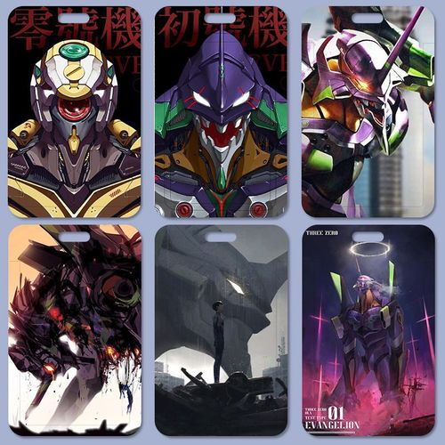 EVA: Evangelion Card Holder Student Campus Card Meal Card Bus Card Unit-01 Asuka Langley Soryu Ayanami Rei Hikari