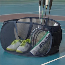 运动大容量羽毛球网格包折叠收纳便携网格透气多功能羽毛球包跨境