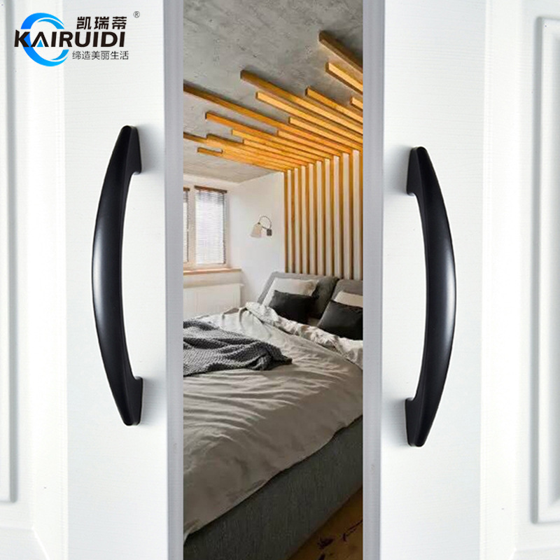 Moderno minimalista estilo americano gabinete zapato armario accesorios de hardware manejar aleación de zinc Liang Luo Liang cromo manejar image 5