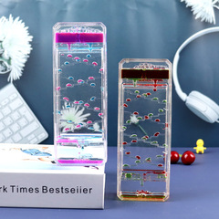 Instagram-worthy trendy oil-drop oil dispenser, sand timer with water droplets, liquid-filled stress-relief gadget—perfect for daydreaming; also makes a dreamy gift!