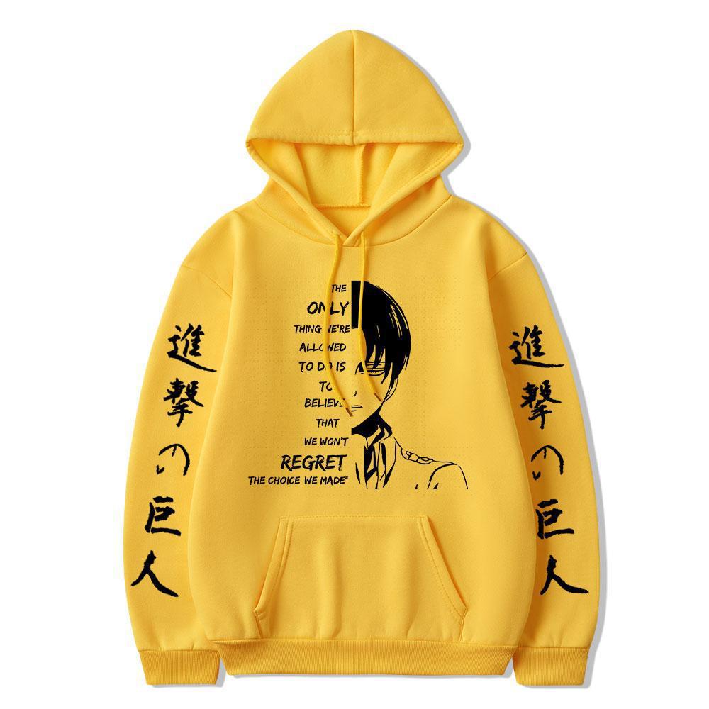 Hooded Sweatshirt For Men And Women Levi Ackerman Graphic